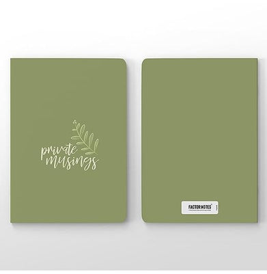 imagFactor Notes-Notebook :100 GSM A5 Dot 160 Pages -Private Musings: Dot Grid