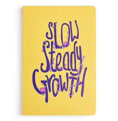 imagFactor Notes-Notebook :100 GSM A5 Dot 160 Pages -Slow Steady Growth: Dot Grid