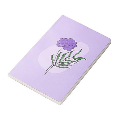 imagFactor Notes-Notebook :100 GSM A5 Dot 160 Pages -Violet Bloom: Dot Grid