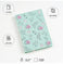 imag3Factor Notes-Notebook :100 GSM A5 Hardbound Dot 200 Pages -The Pastel Mint Roses Hardbound : Dot Grid