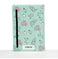 imag7Factor Notes-Notebook :100 GSM A5 Hardbound Dot 200 Pages -The Pastel Mint Roses Hardbound : Dot Grid