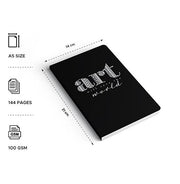 image //www.c...Factor Notes-Notebook :100 GSM A5 Plain 144 Pages -Art will save the world