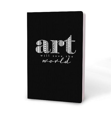 imagFactor Notes-Notebook :100 GSM A5 Plain 144 Pages -Art will save the world