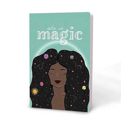 imagFactor Notes-Notebook :100 GSM A5 Plain 144 Pages -She is magic: Plain
