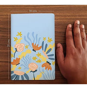 image //www.c...Factor Notes-Notebook :100 GSM A5 Plain 144 Pages -The Blue Blossom: Plain