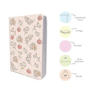image //www.c...Factor Notes-Notebook :100 GSM A5 Plain 144 Pages -The Pastel Pink Roses: Plain