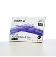 image //www.c...Factor Notes-Notebook :30% Cotton Mix  A5 Watercolour Pad 15 Pages -Watercolour Pad