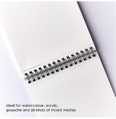 imagFactor Notes-Notebook :300 GSM A5 Watercolour book 24 Pages -Wine Glass