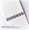 imag4Factor Notes-Notebook :300 GSM A5 Watercolour book 24 Pages -Wine Glass