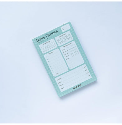 imagFactor Notes-Notebook :90 GSM A5 Notepad 90 Pages -Daily Fitness