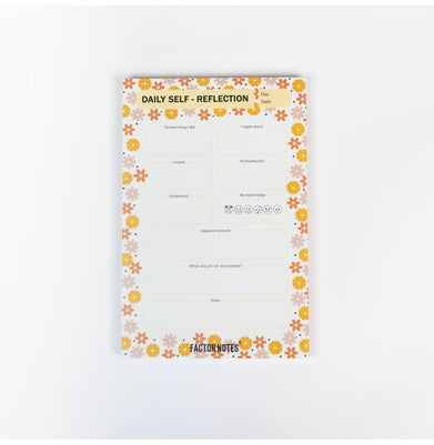 imagFactor Notes-Notebook :90 GSM A5 Notepad 90 pages -Daily Self Reflection