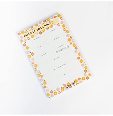 imagFactor Notes-Notebook :90 GSM A5 Notepad 90 pages -Daily Self Reflection