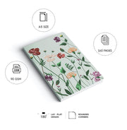 image //www.c...Factor Notes-Notebook :90 GSM A5 Ruled 160 Pages -Botanical_A5_Rule