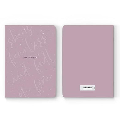 imagFactor Notes-Notebook :90 GSM A5 Ruled 160 Pages -Fearless