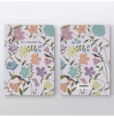 imagFactor Notes-Notebook :90 GSM A5 Ruled 160 Pages -Its a Beautiful Day