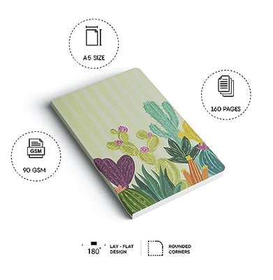 imagFactor Notes-Notebook :90 GSM A5 Ruled 160 Pages -Prickly Pair