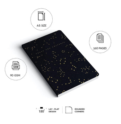 imagFactor Notes-Notebook :90 GSM A5 Ruled 160 Pages -Trust the universe_A5_Ruled