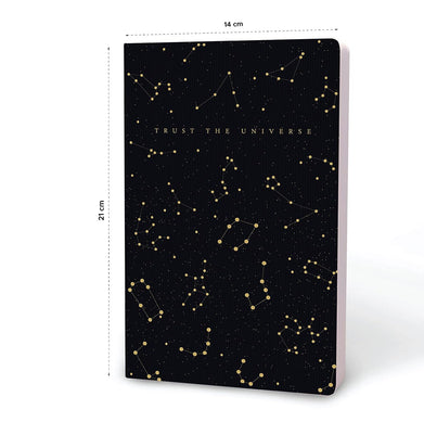 imagFactor Notes-Notebook :90 GSM A5 Ruled 160 Pages -Trust the universe_A5_Ruled