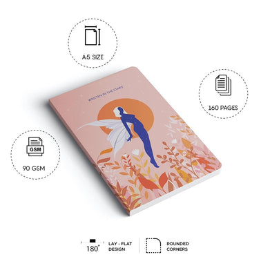 imagFactor Notes-Notebook :90 GSM A5 Ruled 160 Pages -Written In Stars