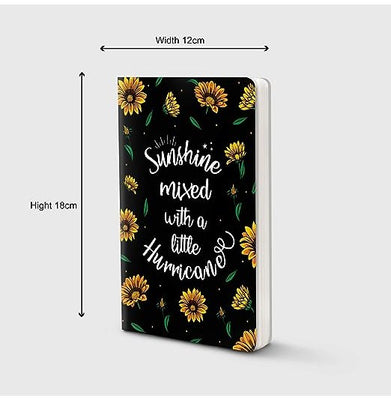 imagFactor Notes-Notebook :90 GSM B6 Ruled 112 Page -Sunshine Mixed with a Hurricane
