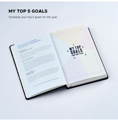 imagFactor Notes-Notebook :  Undated Daily Planner 112 Pages -Focus on the Good