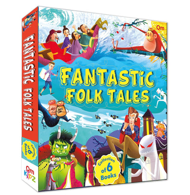 imagFantastic Folk Tales : Collection of 6 Books : Story Books for Kids : Folktales From Around The World : Bedtime Stories for Children Paperback Om Books Editorial Team