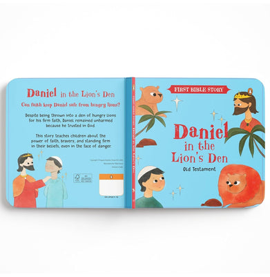 imagFIRST BIBLE STORY: DANIEL IN THE LION’S DEN OLD TESTAMENT