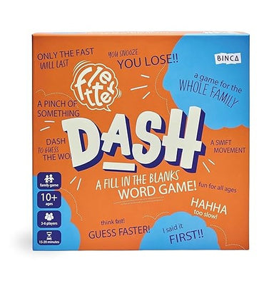 imagFletter Dash, A Fun Fill-in-The-Blanks Strategic Word Card Game