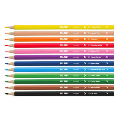 imagFlexibox 12 Triangular Colour Pencils