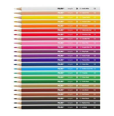 imagFlexibox 24 Triangular Colour Pencils