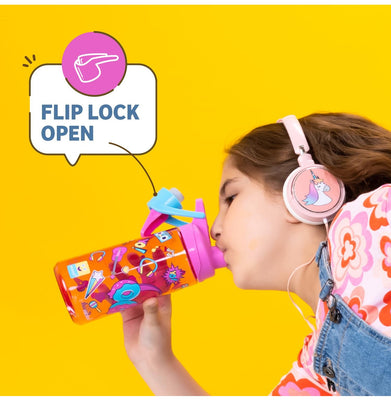 imagFlip Lock Sipper 600ML - Spunky