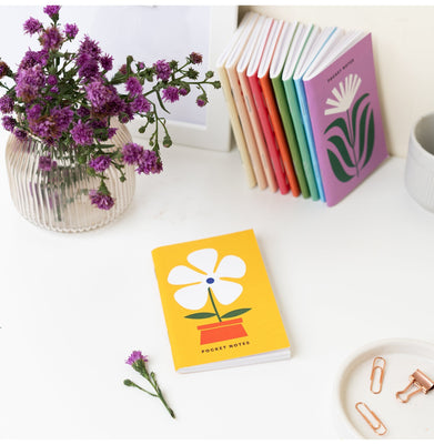 imagFloral Pocket Notebooks / Pack of 7