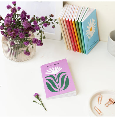 imagFloral Pocket Notebooks / Pack of 7