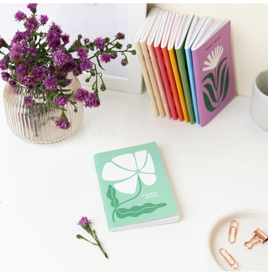 imagFloral Pocket Notebooks / Pack of 7