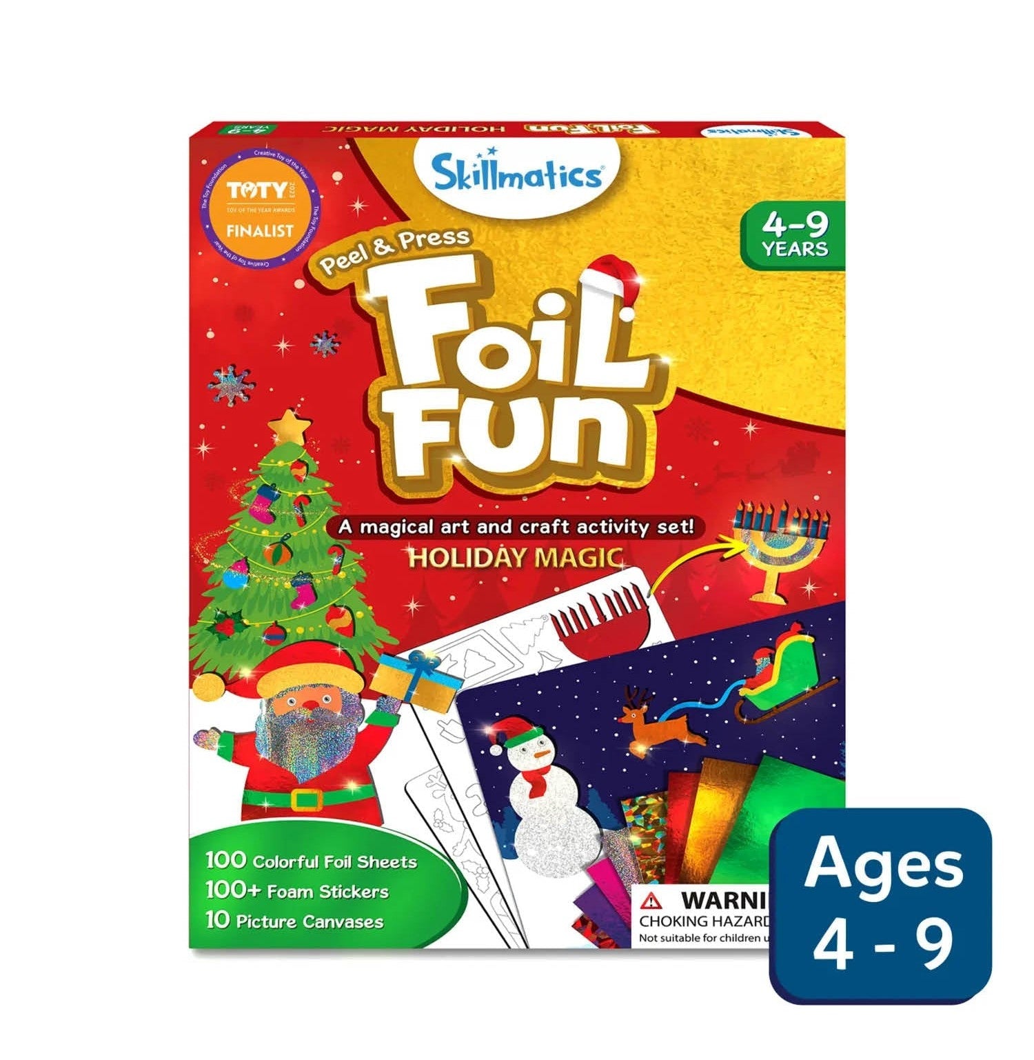 Foil Fun Holiday Magic: Dazzling Christmas Art Kit for Kids