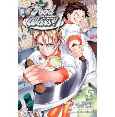 imagFood Wars Vol 05: The Dancing Chef: Volume 5 Food Wars!: Shokugeki no Soma Tsukuda Yuto and Saeki Shun