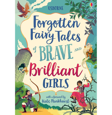 imagForgotten Fairy Tales For Brave and Brilliant Girls Paperback Usborne