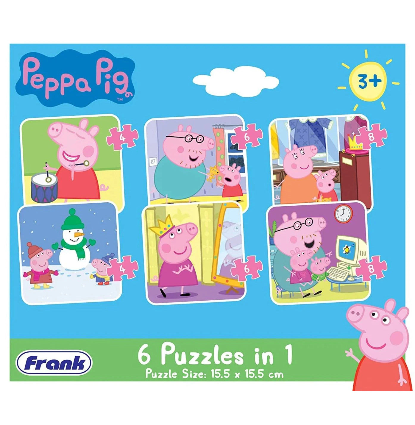 Pepa Pig 6In1 Adventure Puzzle Set