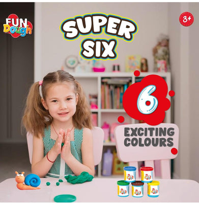 imagFunskool-Fundough Super Six Pack,MultiColour