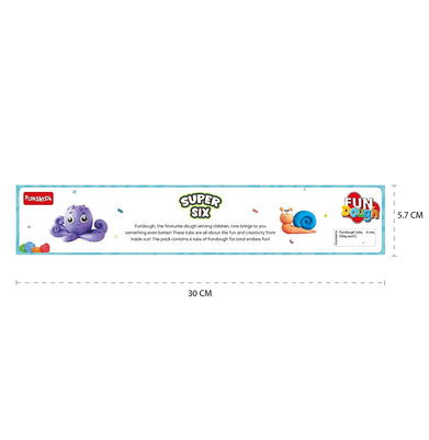 imagFunskool-Fundough Super Six Pack,MultiColour