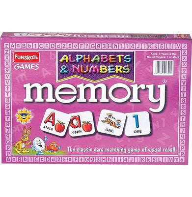 imagFunskool Games Memory Alphabets & Numbers Preschool Learning & Development Toys