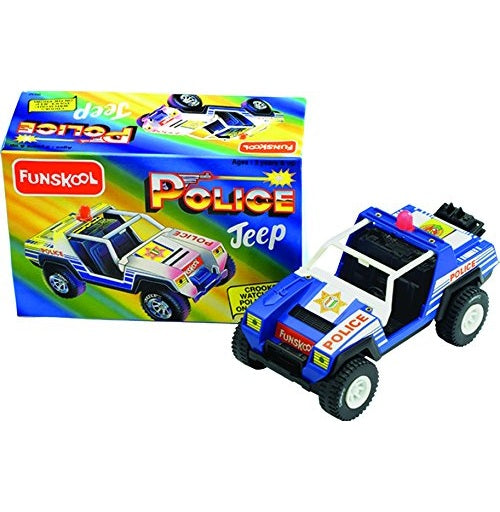 Funskool-Giggles Police Jeep - Bright & Engaging Toy for Creative Play