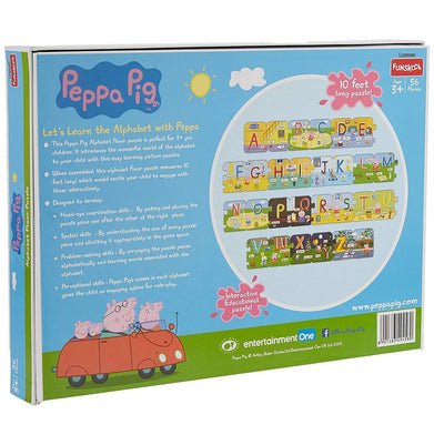 imagFunskool Peppa Pig Alphabet Floor Puzzle 56-Pcs Kids Educational Multicolour 4945800