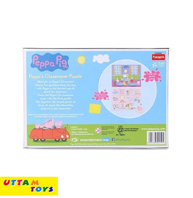 imagFunskool Peppa Pig Peppa'S Classroom Puzzle 2 X 12-Pcs Kids Multicolour 4945000