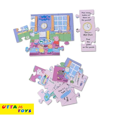 imagFunskool Peppa Pig Peppa'S Classroom Puzzle 2 X 12-Pcs Kids Multicolour 4945000