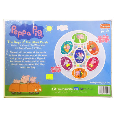 imagFunskool Peppa Pig: The Days Of The Week Puzzle- Kids 39-Pcs Puzzle Multicolour 4945700