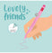 imag2Gel Pen With Animal Decoration - Lovely Friends - Kitty