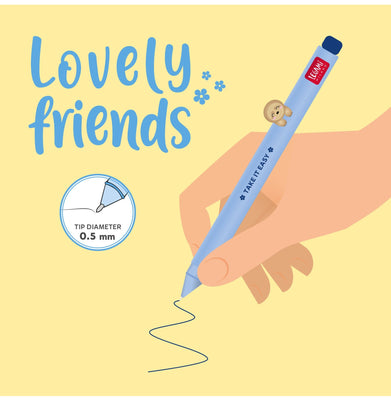 imagGel Pen With Animal Decoration - Lovely Friends - Sloth