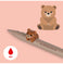 imag2Gel Pen With Animal Decoration - Lovely Friends - Teddy Bear