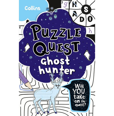 imagGhost Hunter: Solve More Than 100 Puzzles in This Adventure Story for Kids Aged 7+ Collins Kids and Hunt Kia Marie